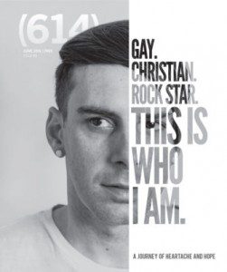 Trey Pearson on the June 2016 cover of (614) Magazine. Photo courtesy of (614) Magazine