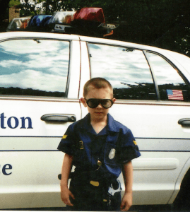 Young cop