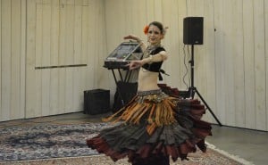 Me performing an American Tribal Style® Belly Dance solo(photo by Curtis Claspell)