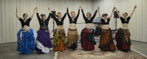 Me performing with my students and dance troupemates at a 3rd Friday Drum Circle at Playground Productions (Indianapolis).