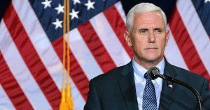 Pence at a convention in Arizona. Creative Commons photo, originally taken by Gage Skidmore.