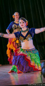 Me on stage at Tribal Revolution 2016. Photo by Carrie Meyer of The Dancer's Eye.