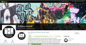 The Folking Around podcast header!