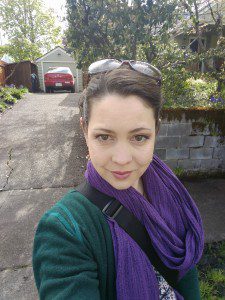 Bundled up for my walk to campus on day 1 of the conference.
