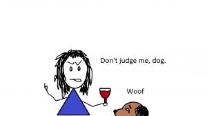 Judgemental dog
