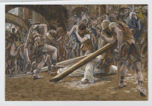 Brooklyn_Museum_-_Jesus_Falls_Beneath_the_Cross_(Jésus_tombe_sous_la_Croix)_-_James_Tissot