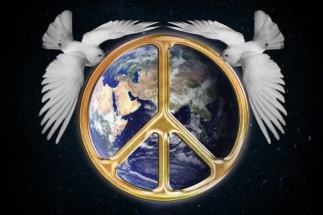 world peace sign