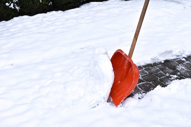 a snow shovel