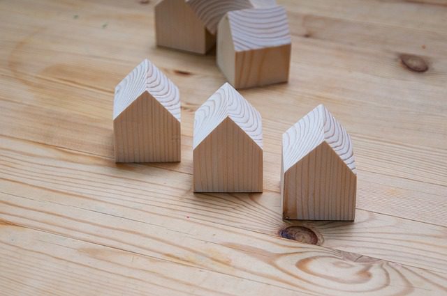 toy wooden houses
