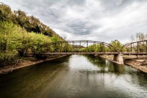 a bridge on the Ohio river