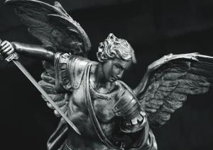 Saint Michael the Archangel with a sword