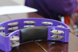 a tambourine