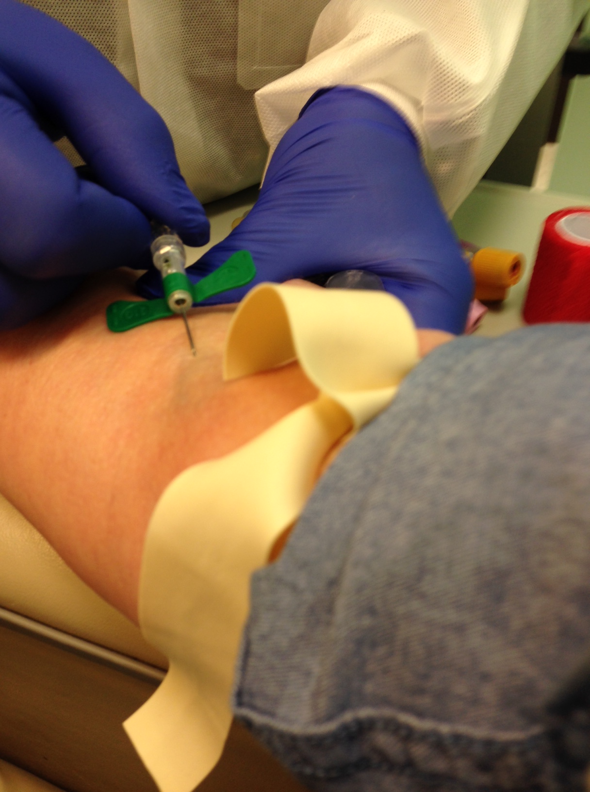 First blood draw this morning