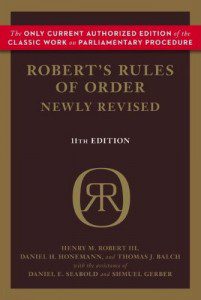 roberts rules of order GC2016