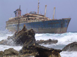 The shipwrecked United Methodist Church