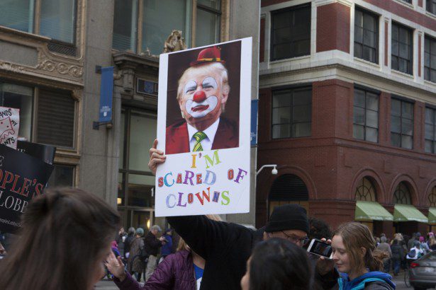 Do not be afraid of the clown; do be afraid of the white supremacists behind the clown