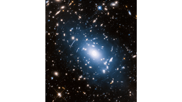 Don't knowness--a cluster of galaxies by the Hubble Telescope