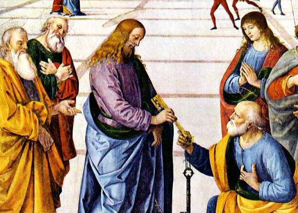 Pietro Perugino, "Christ Handing the Keys to St Peter"