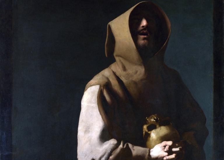 Francisco de Zurbaran, "St. Francis in Meditation," 1630s