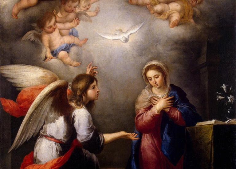 Bartolome Esteban Murillo, "The Annunciation," 1650s