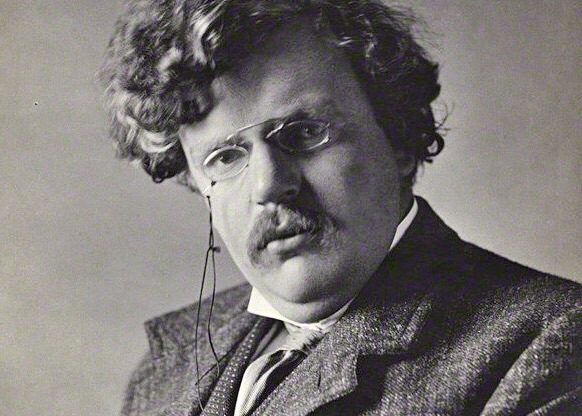 G.K. Chesterton in 1909 (public domain)