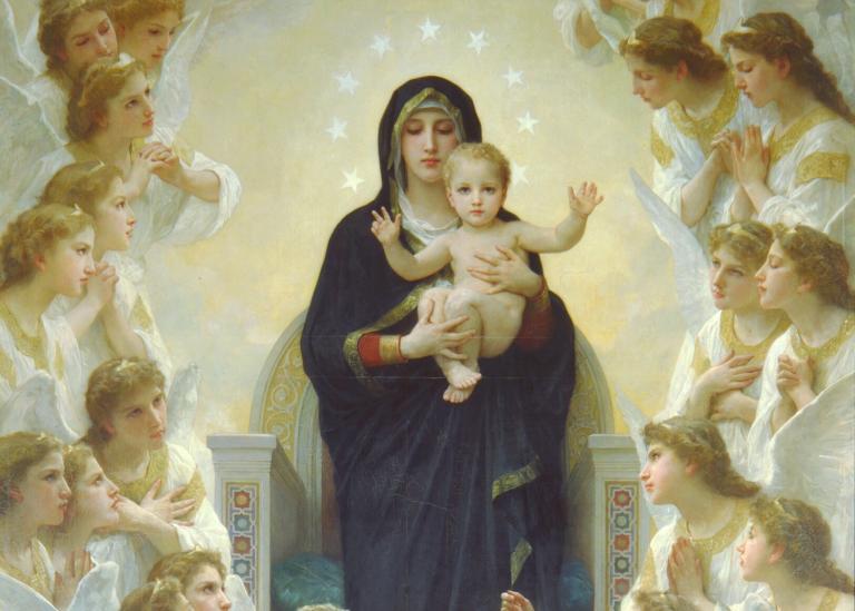 William Bouguereau, "The Virgin With Angels"
