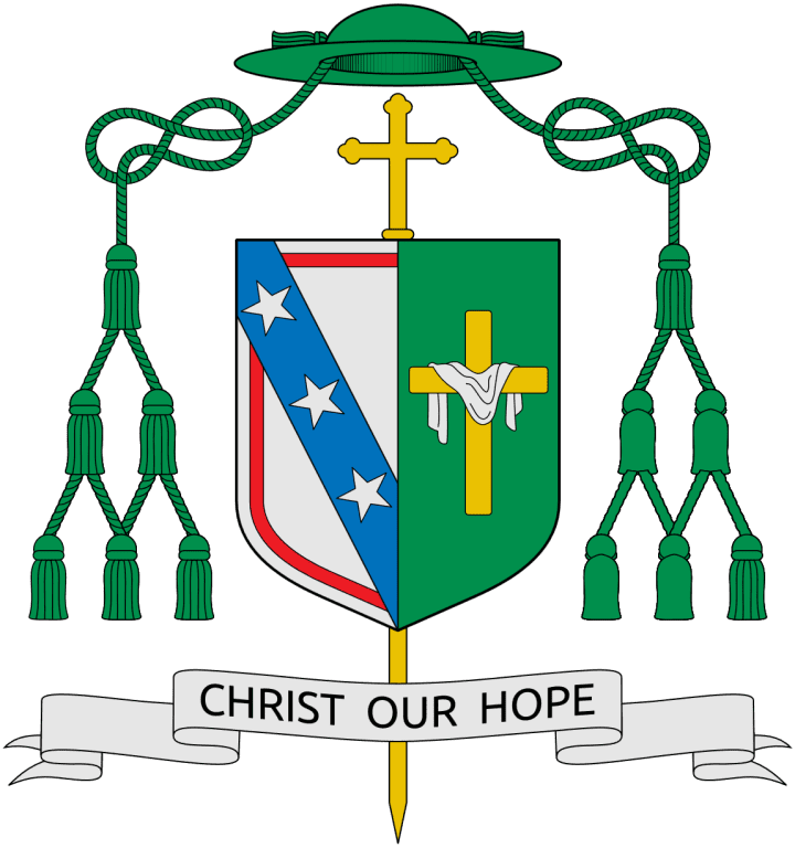 Coat of Arms of Bishop Francis Xavier DiLorenzo, Creative Commons