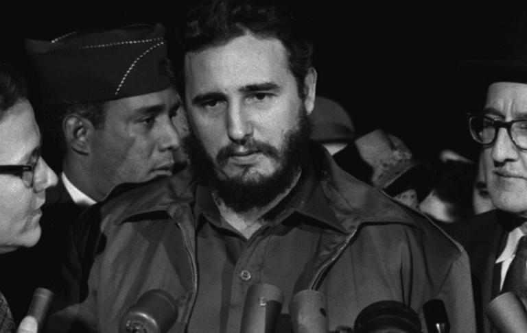 Fidel Castro in Washington, DC, 1959. Public domain.