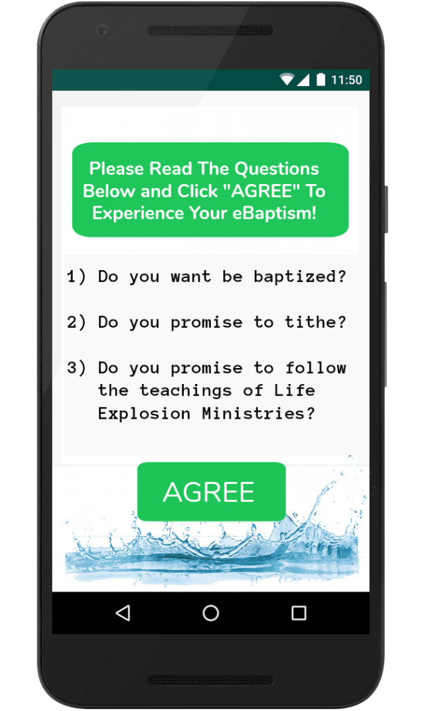 eBaptism eMersion Experience