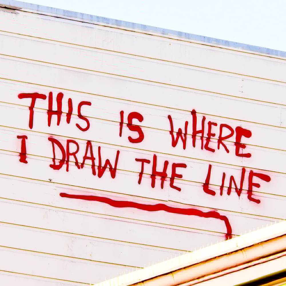Image Source: This is Where I Draw the Line by Thomas Hawk; CC 2.0
