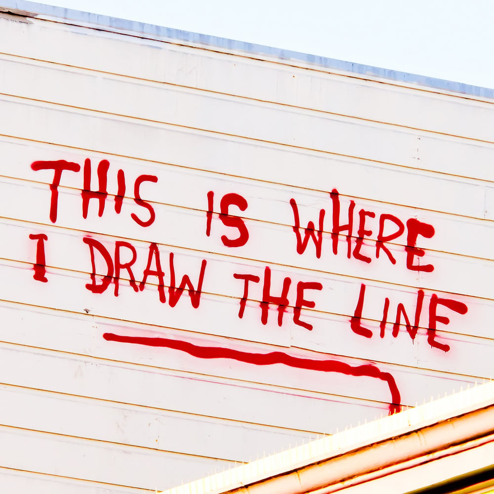 Image Source: This is Where I Draw the Line by Thomas Hawk; CC 2.0