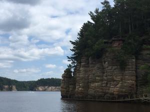 Upper Dells, Wisconsin river. Photo by Dailah Merzaban