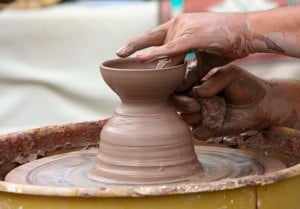 Potters Wheel by James DeMers 