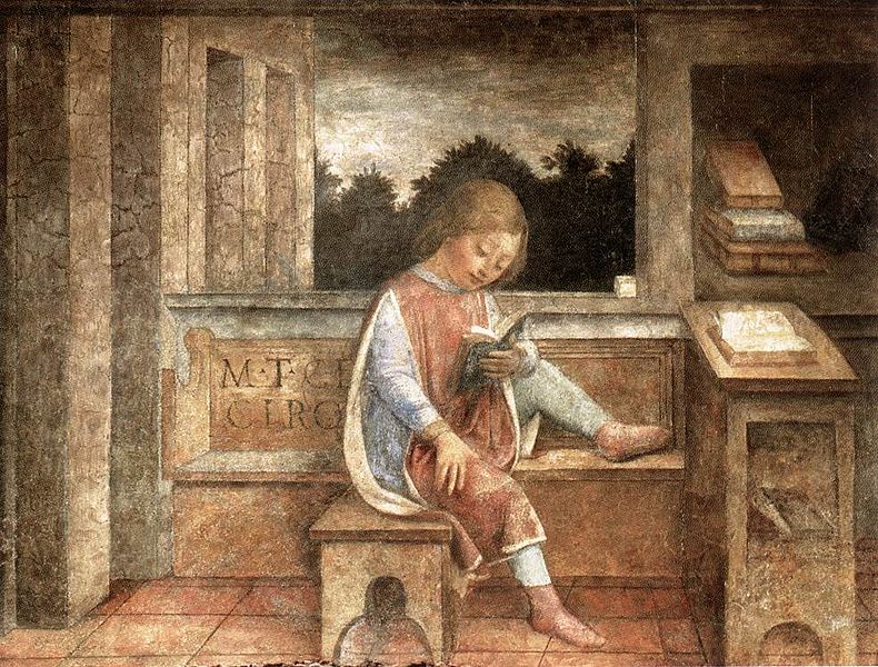 The Young Cicero Reading | Vincenzo Foppa [Public domain], via Wikimedia Commons