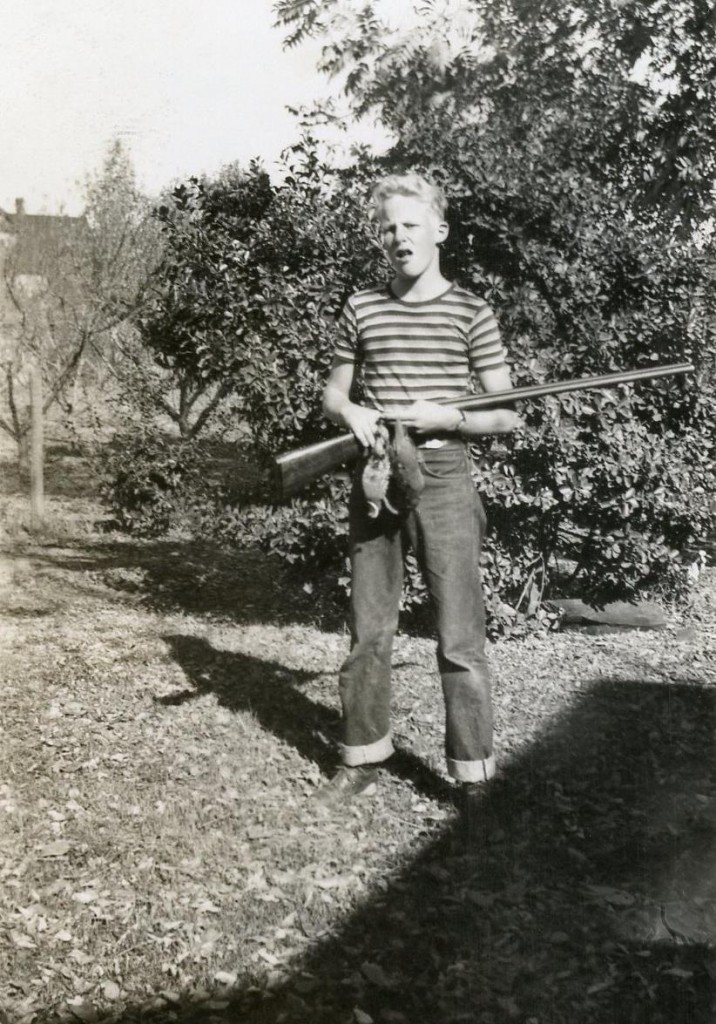 My Pops hunting quail as a kid | Photo Credit: Olson Family