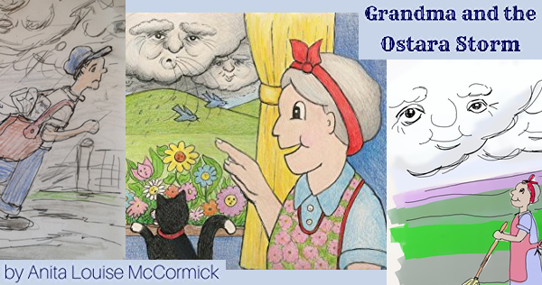 Grandma and the Ostara Storm, a book for Pagan children