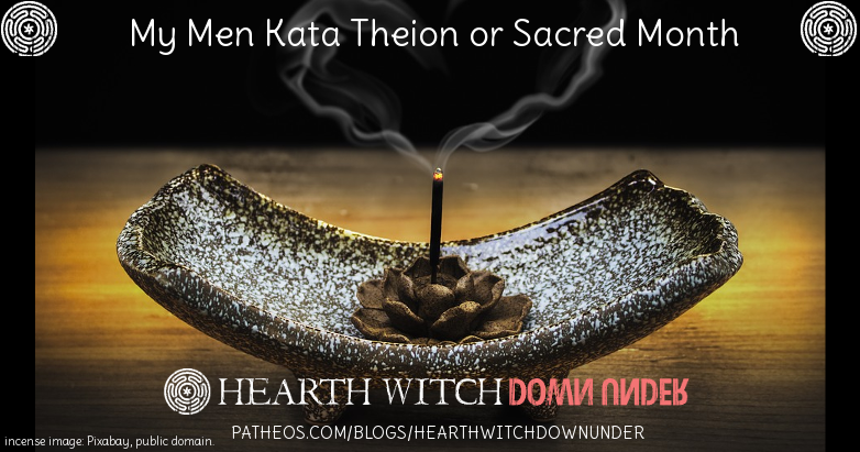 The Men Kata Theion is the Hellenic sacred month, and this November I begin my own adapted version.