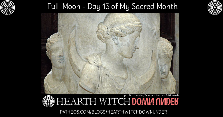 Full moon ritual and hymns to Selene, Hekate and Artemis