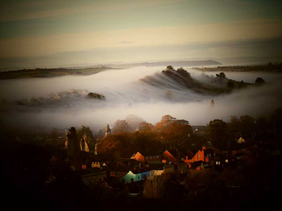 Wearyall Hill, in the Mist - Glastonbury