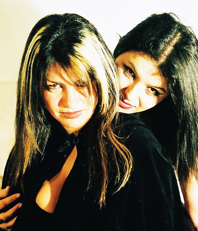 Inbaal (left) and Sorita, 2003. This photo featured in Alternative London Magazine, and was taken by a friend of ours J.K. 