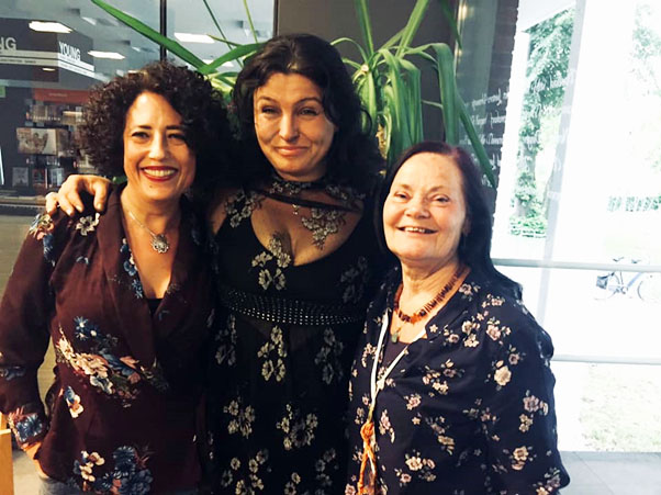 Antonia, Sorita and Morgana - at the end of the PFI Spring Gathering in the Netherlands, 2019.