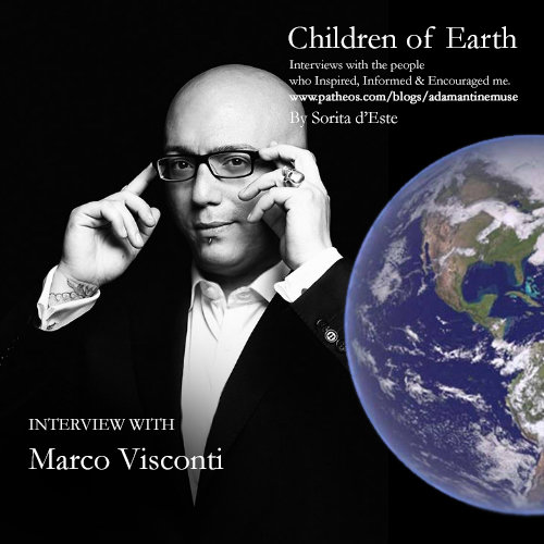 Marco Visconti - Children of Earth Interview with Sorita d'Este for Adamantine Muse on Pagan Patheos