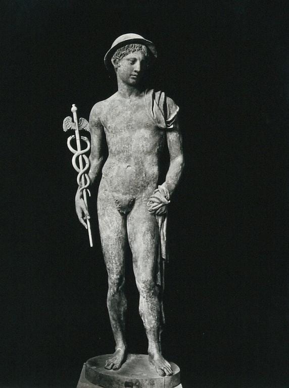 Mercury (Hermes). Photograph by Alinari. Credit: Wellcome Collection. CC BY