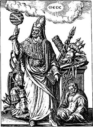 Image of the magician and alchemist Hermes Trismegistus.