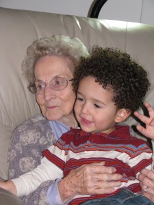 IMG_5221 with her great grandson, Ransom