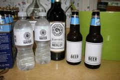 Dharma Intitative water bottles & beers