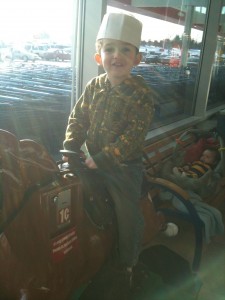 Worth every .1 cent, for that smile --he earned it!
