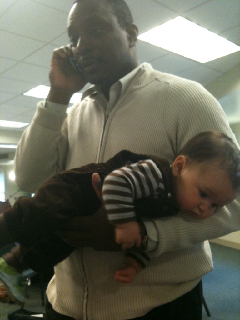 Joshua is multi-tasking :)