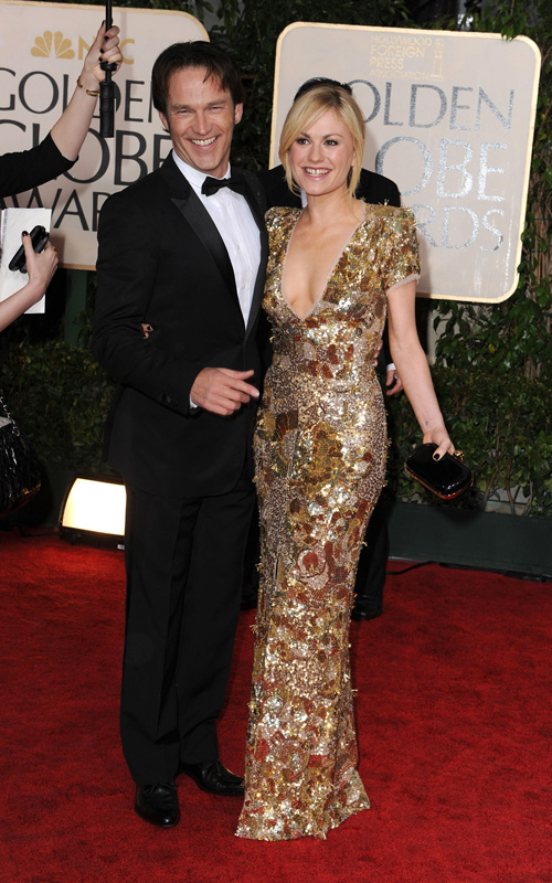 Anna Paquin's gold number for the Globes
