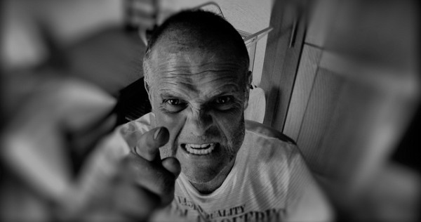 Angry man photo
